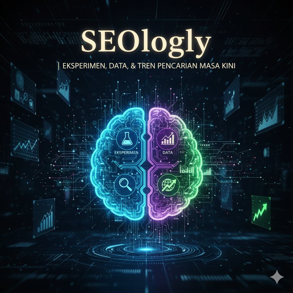 🧠 SEOlogy | Eksperimen, Data, & Tren Pencarian Masa Kini